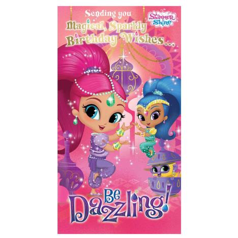 Be Dazzling Shimmer & Shine Birthday Card £2.45